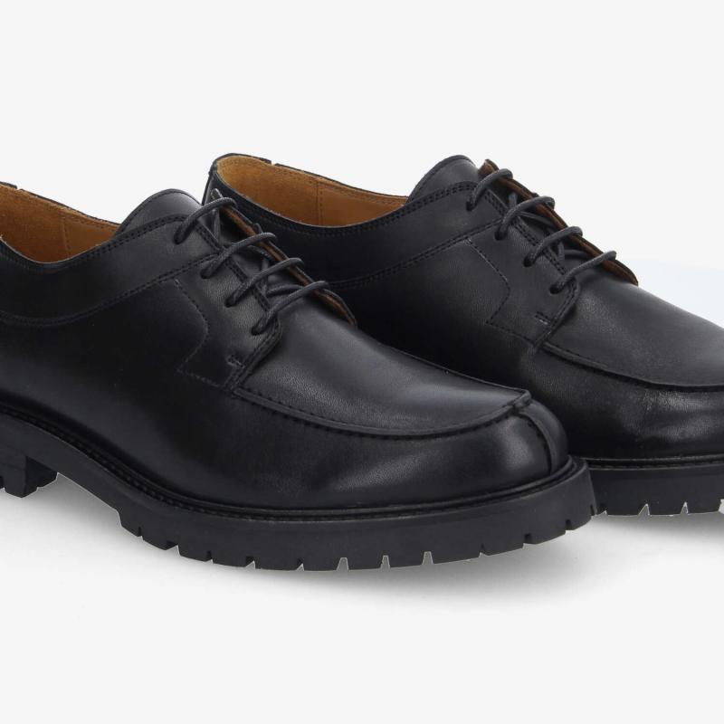 EDIMBOURG DERBY M - NAPPA - NOIR